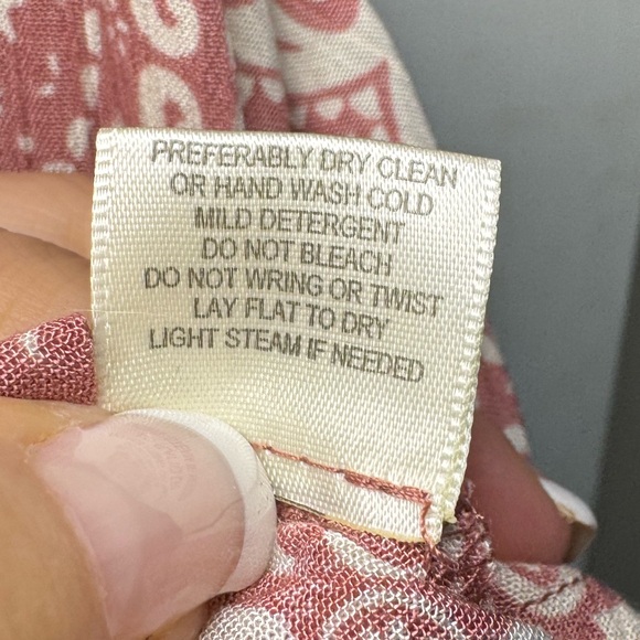 Lovestitch Red Paisley Flowy Romper Size M - Picture 9 of 9